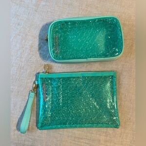 stoney clover lane - set of large cosmetic/toiletries cases